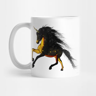 Beautiful unicorn in the night Mug